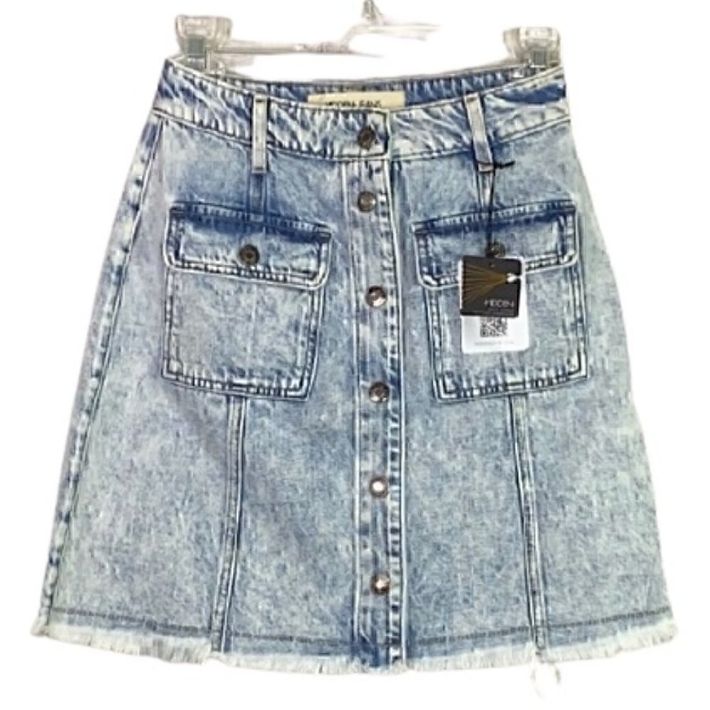 Hidden Jeans - Button Front Denim Light Wa…